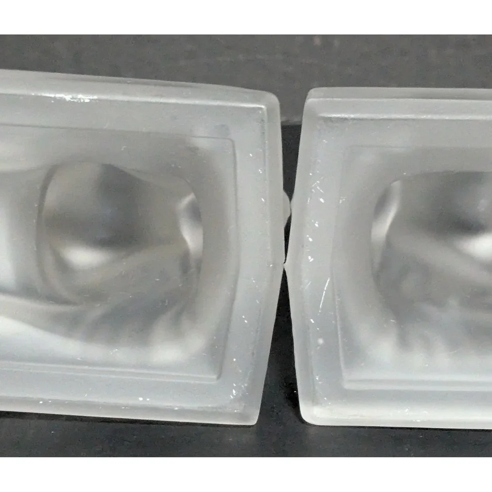 Vintage L.E. Smith Frosted Glass Rearing Horse Bookends Pair – Art Deco 1940s